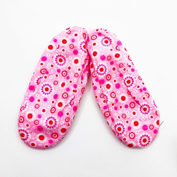 NWT Snoozies Women's Stretch Comfort Skinnies Sketch Pinky Medium 7/8 - Picture 5 of 6